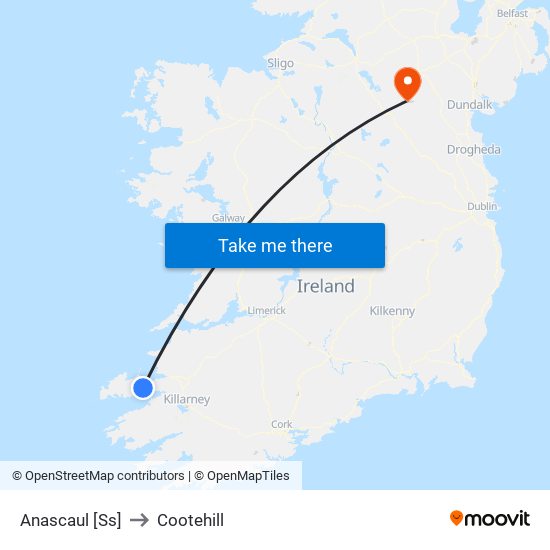 Anascaul [Ss] to Cootehill map