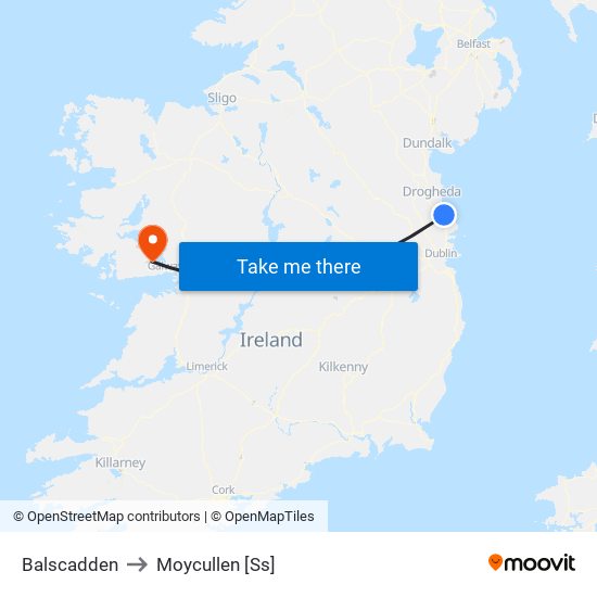 Balscadden to Moycullen [Ss] map