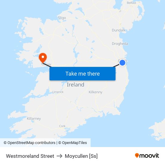 Westmoreland Street to Moycullen [Ss] map