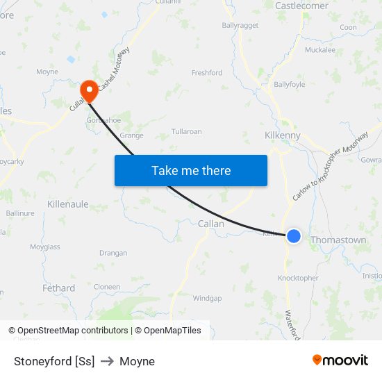 Stoneyford [Ss] to Moyne map