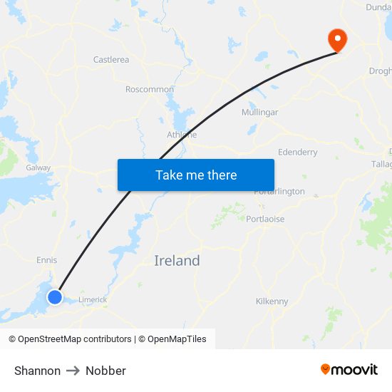 Shannon to Nobber map