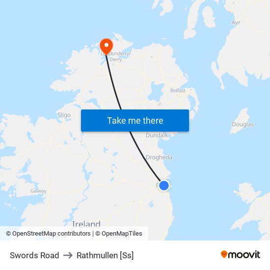 Swords Road to Rathmullen [Ss] map