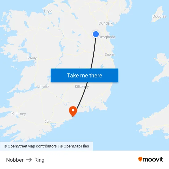 Nobber to Ring map