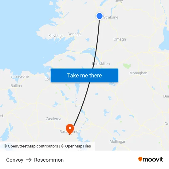 Convoy to Roscommon map