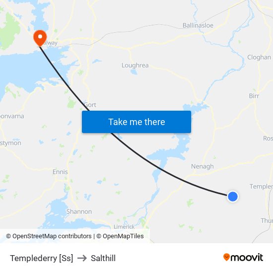Templederry [Ss] to Salthill map