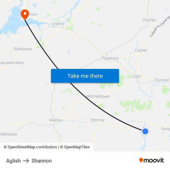 Aglish to Shannon map