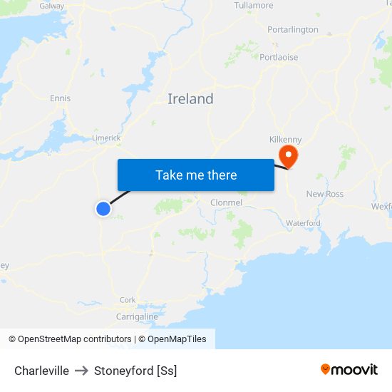 Charleville to Stoneyford [Ss] map