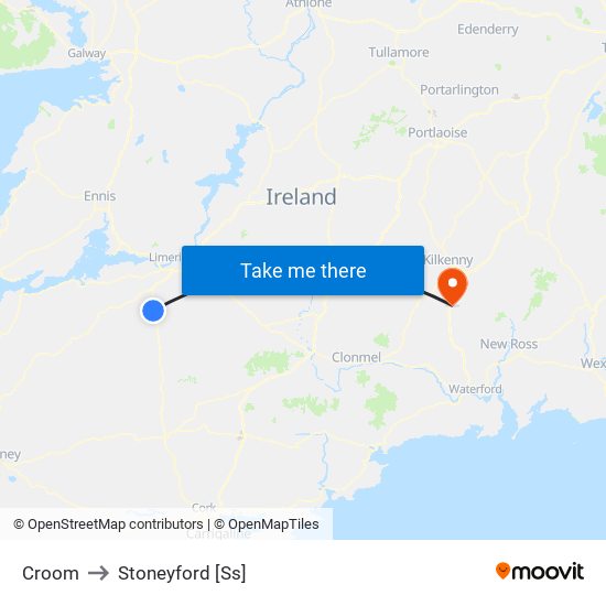 Croom to Stoneyford [Ss] map