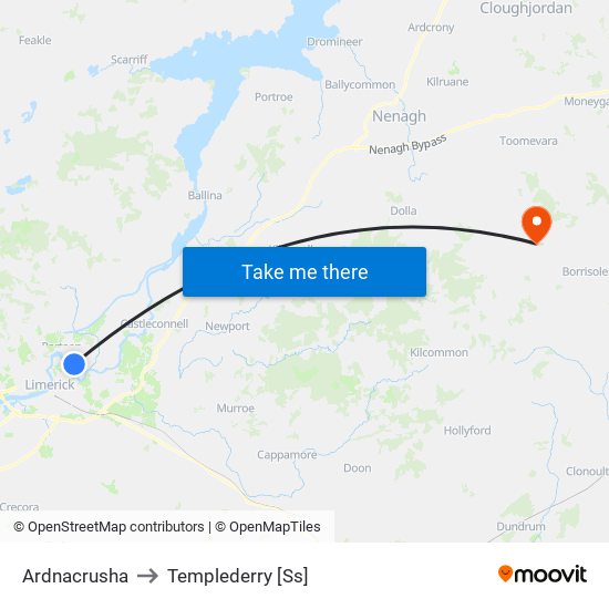 Ardnacrusha to Templederry [Ss] map
