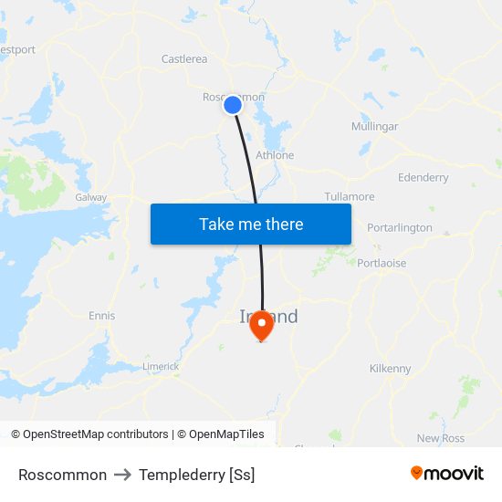 Roscommon to Templederry [Ss] map