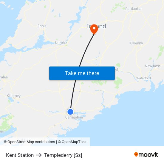 Kent Station to Templederry [Ss] map
