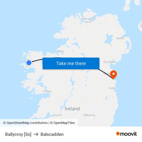 Ballycroy [Ss] to Balscadden map