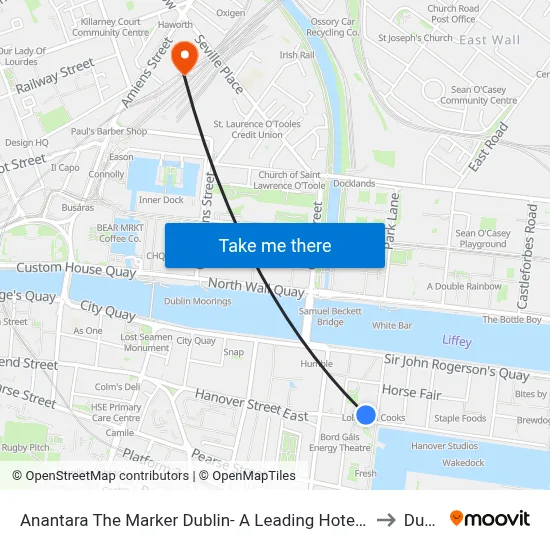 Anantara The Marker Dublin- A Leading Hotel of the World to Dublin map