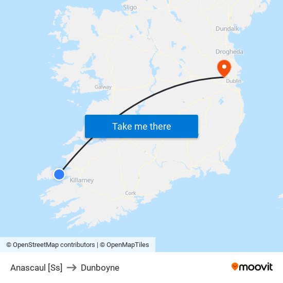 Anascaul [Ss] to Dunboyne map