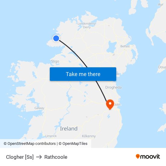 Clogher [Ss] to Rathcoole map