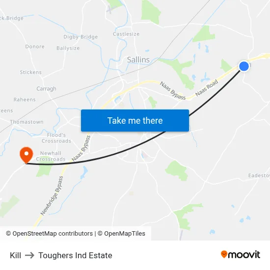 Kill to Toughers Ind Estate map