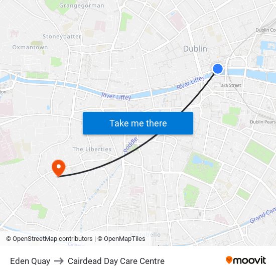 Eden Quay to Cairdead Day Care Centre map