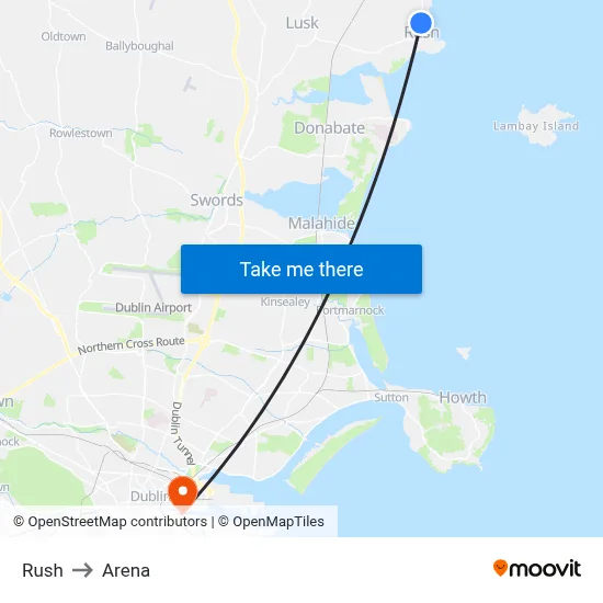 Rush to Arena map