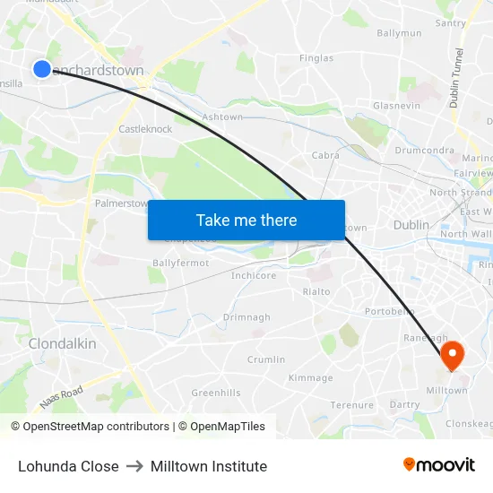 Lohunda Close to Milltown Institute map
