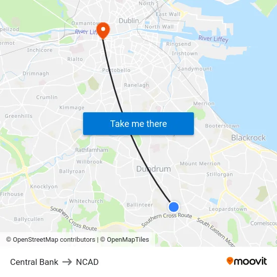 Central Bank to NCAD map