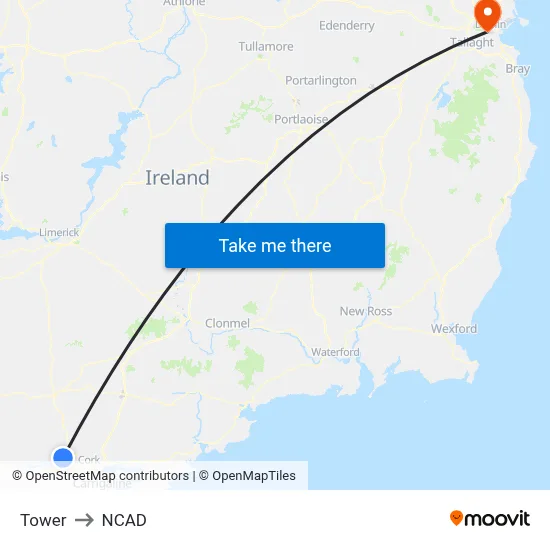 Tower to NCAD map