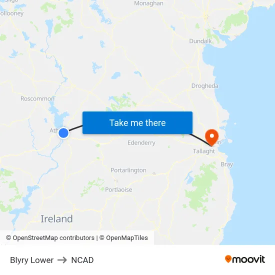 Blyry Lower to NCAD map