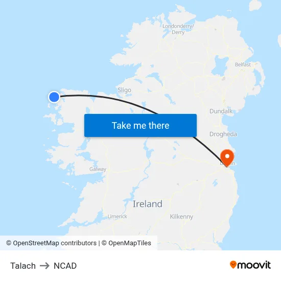 Talach to NCAD map