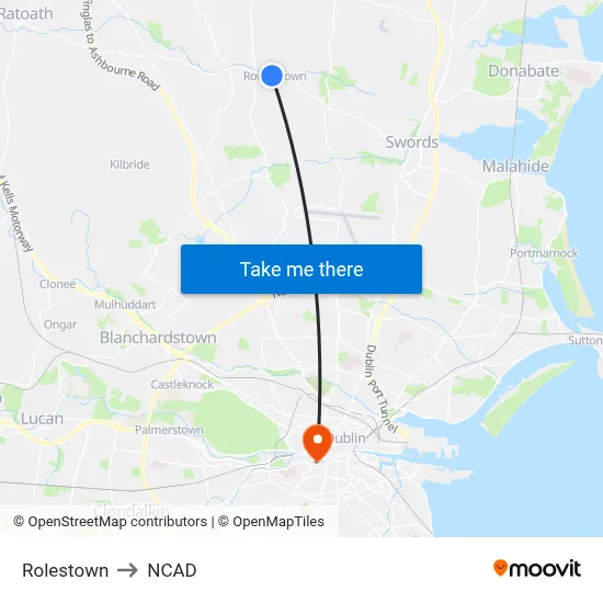 Rolestown to NCAD map