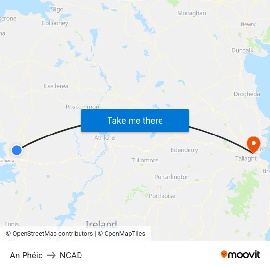 An Phéic to NCAD map
