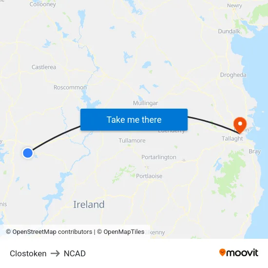 Clostoken to NCAD map