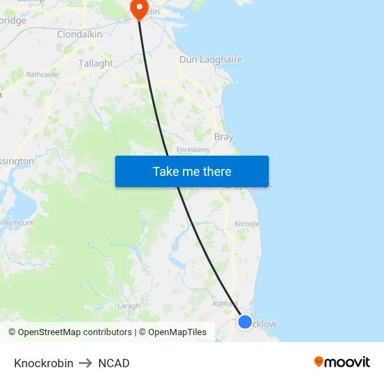 Knockrobin to NCAD map