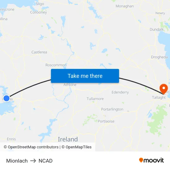 Mionlach to NCAD map