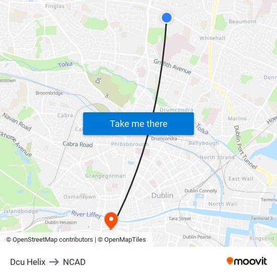 Dcu Helix to NCAD map