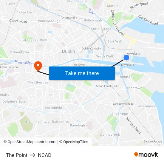 The Point to NCAD map