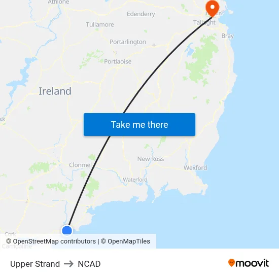 Upper Strand to NCAD map