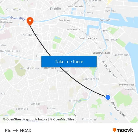 Rte to NCAD map