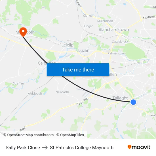 Sally Park Close to St Patrick's College Maynooth map