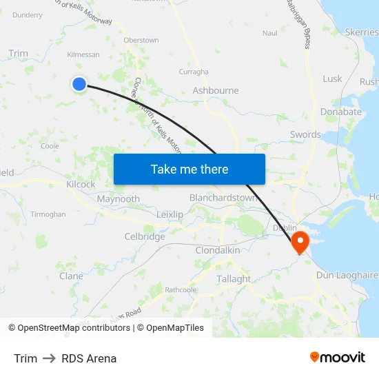 Trim to RDS Arena map