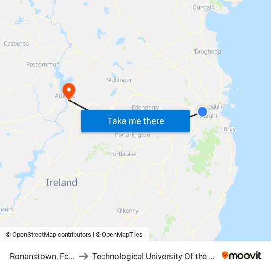 Ronanstown, Foxdene Gardens to Technological University Of the Shannon: Midlands Midwest map