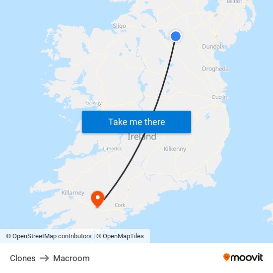 Clones to Macroom map