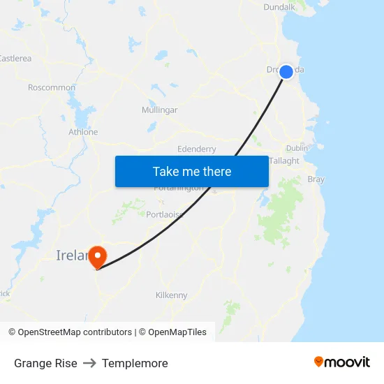 Grange Rise to Templemore map