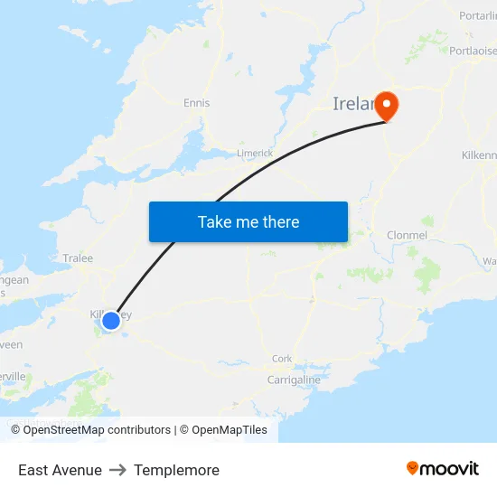 East Avenue to Templemore map