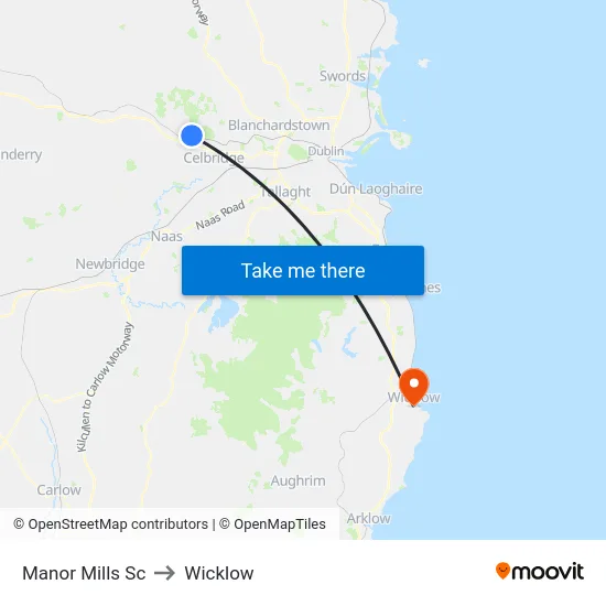 Manor Mills Sc to Wicklow map