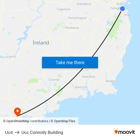 Ucd to Ucc Connolly Building map