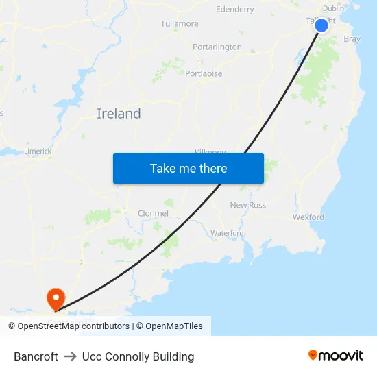 Bancroft to Ucc Connolly Building map