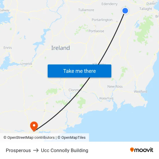 Prosperous to Ucc Connolly Building map