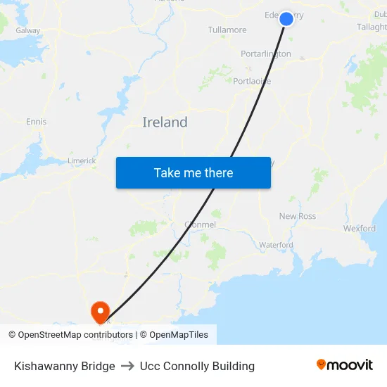 Kishawanny Bridge to Ucc Connolly Building map