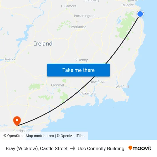 Bray (Wicklow), Castle Street to Ucc Connolly Building map