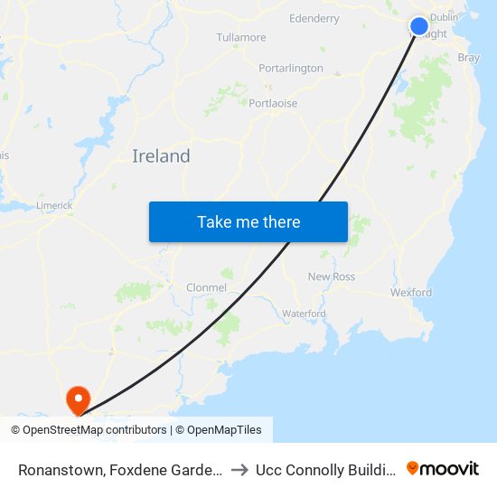 Ronanstown, Foxdene Gardens to Ucc Connolly Building map