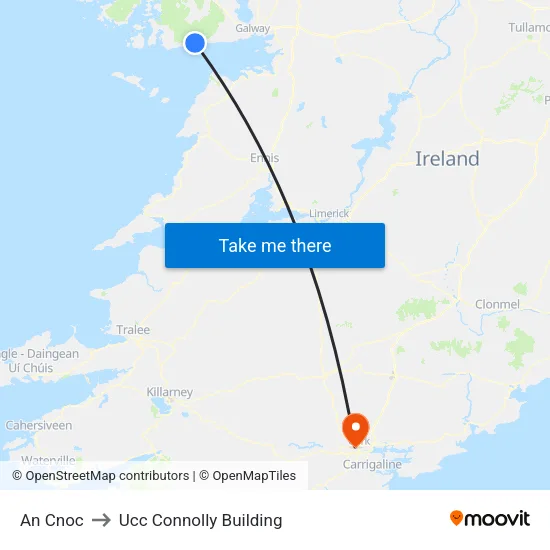 An Cnoc to Ucc Connolly Building map